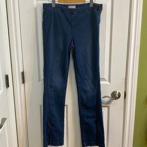 Free People Side Zip Double Dutch Slit Women’s Jeans Size 31 Casual 70s Denim